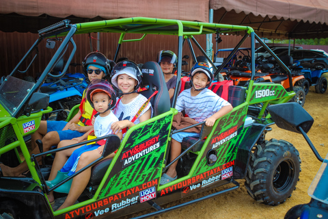 Pattaya: 2 uur durende off-road ATV-tour voor beginners met maaltijdATV-stuurprogramma met optionele passagier