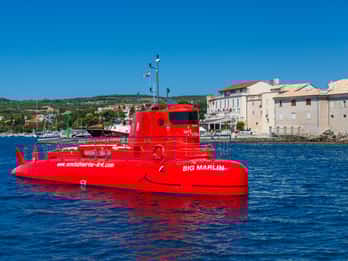 Krk: excursión de 45 minutos en semisubmarino