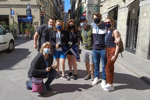 Florença: Excursão a Pé Uffizi e Academia em Grupo Pequeno