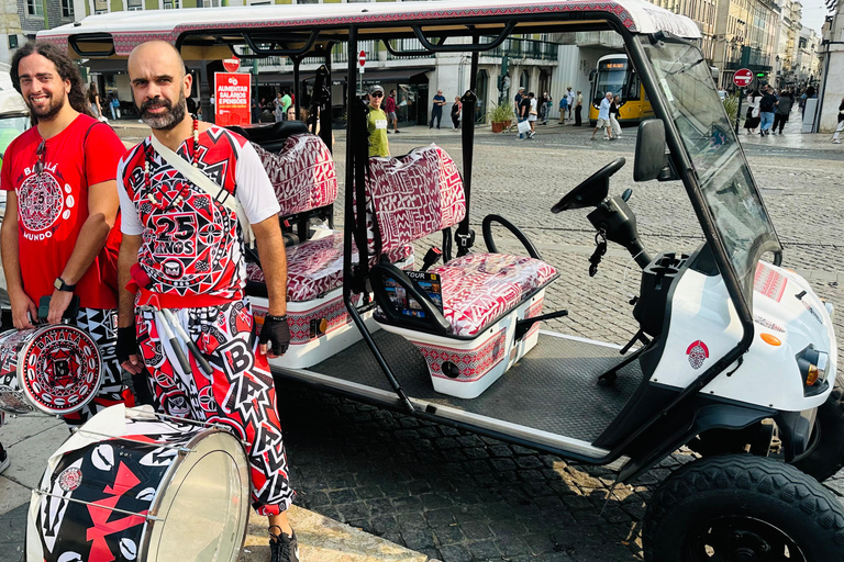 Lisbon: Private City Sightseeing Tour by Tuk Tuk Alfama/Chiado/Bairro Alto/Eduardo VII 4-Hour Private Tour