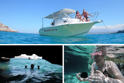 Chania: passeio de barco com mergulho guiado e stand-up paddle