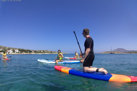 Chania: viaje en barco con esnórquel guiado y remo