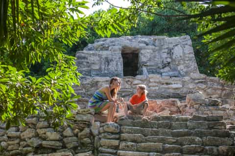 Cancun/Riviera Maya: Tulum by Land and Sea with Beach Club