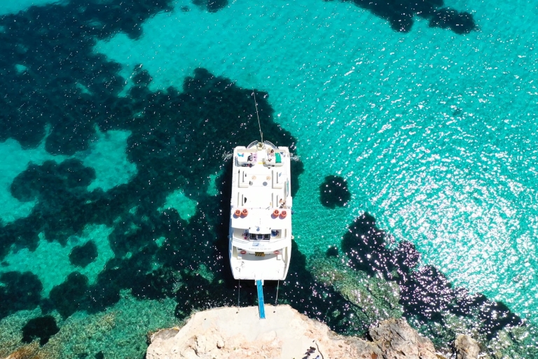 Ibiza: Cala Salada y Norte con bebidas y esnórquelIbiza: crucero a Cala Salada y Ses Margalides con esnórquel