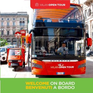 Milano: tour di 1 giorno in autobus aperto