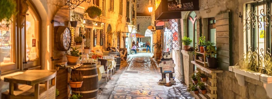 Téléphérique de Kotor et croisière en soirée dans la baie de Boka : Kotor - Tivat