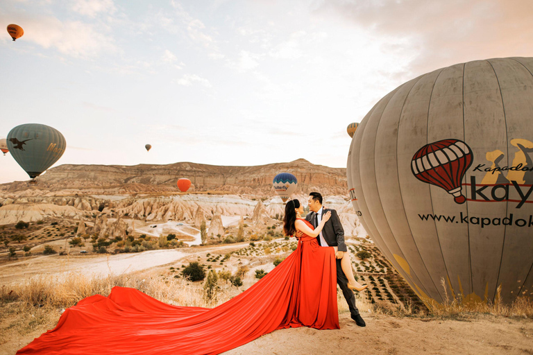 Cappadocia Flying Dress Photo Shoot