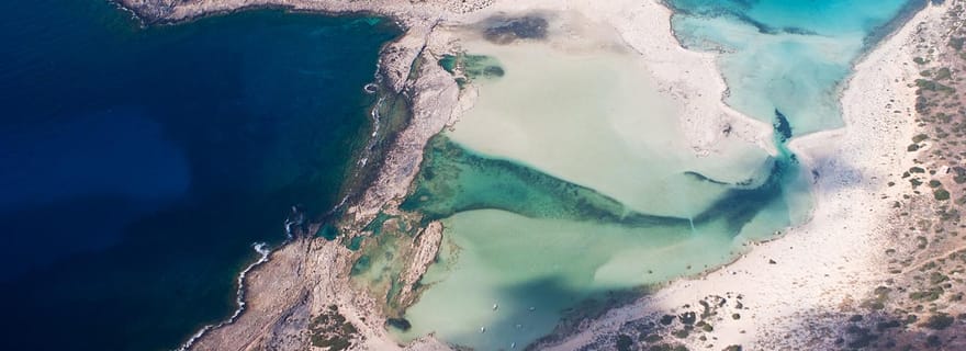 La Canée : Visite de Balos et Falassarna avec chaises longues et déjeuner