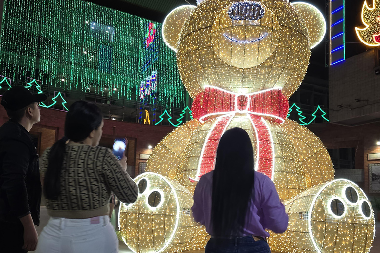 Medellin: City Christmas Lights Tour in a Themed Vehicle