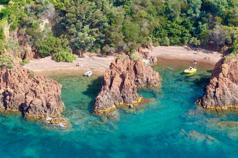 Mandelieu: Full day boat jet-ski paddle underwtaer scooter..