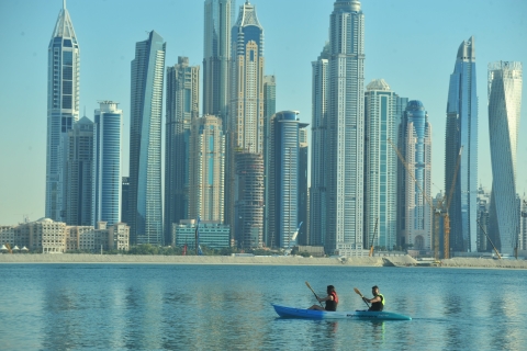 Dubai: 1 uur kajakken of SUP bij Dukes The PalmDubbele kajak