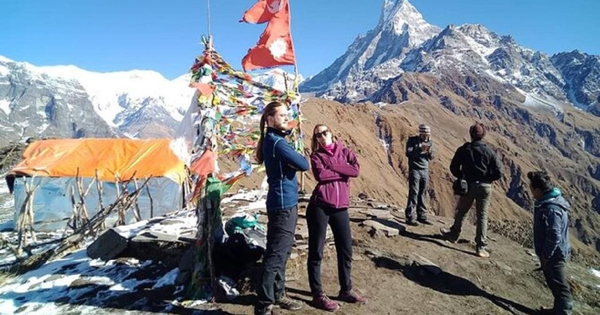 Himalaya Avontuur Daagse Mardi Himal Trektocht Vanuit Pokhara