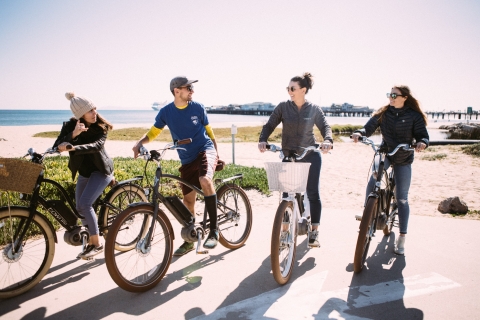 Santa Barbara: wypożyczalnia rowerów elektrycznychCałodniowa wypożyczalnia e-rowerów