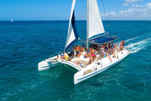 Visit Saona Island Full-Day Boat Tour with Buffet Lunch & Drinks in La Romana, Dominican Republic