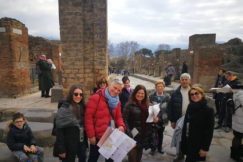 From Naples: Positano, Pompeii, & Sorrento Private Day Trip
