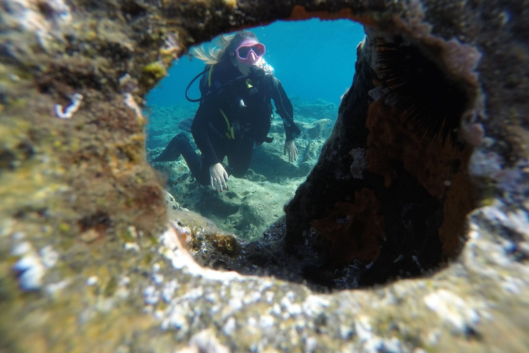 Santorini: Experiência de mergulho com cilindro na caldeira vulcânicaMergulho autônomo