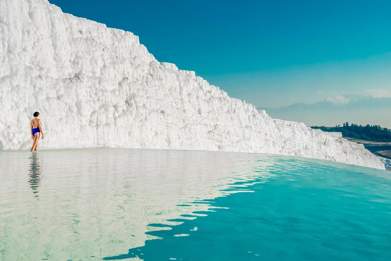 From Kusadası: Pamukkale Day Trip w/Optional Balloon FlightKusadası Pamukkale Day Trip w/Lunch &amp; Hotel Pickup