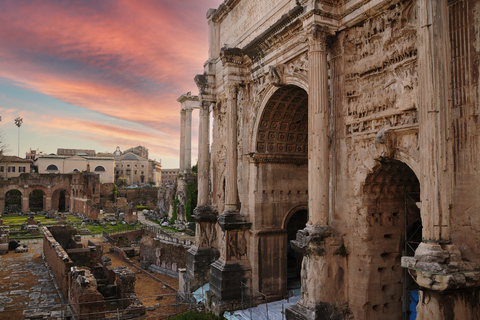 Roma: Visita exterior del Coliseo, el Foro Romano y el Mercado de Trajano