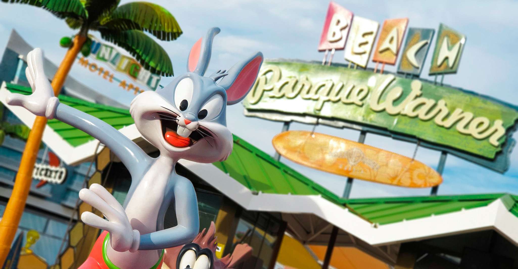 Madrid: Parque Warner Beach Entry Ticket