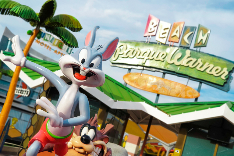 Madrid: Parque Warner Beach Entry Ticket