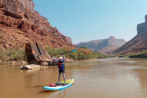 Moab: surf de remo en Splish y Splash en el río ColoradoSplish y Splash