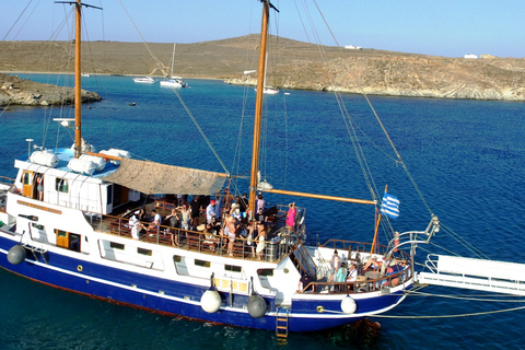 De Mykonos: Cruzeiro para Delos e Rhenia com almoçoDe Mykonos: Cruzeiro para Delos e Rhenia com almoço com churrasco