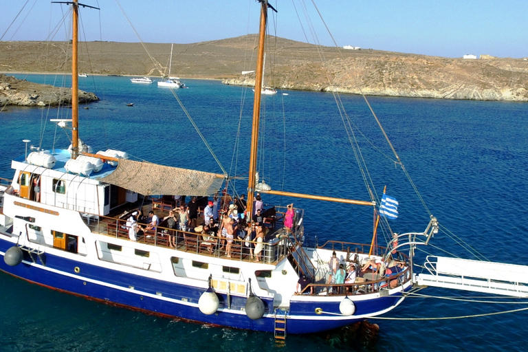 De Mykonos: Cruzeiro para Delos e Rhenia com almoçoDe Mykonos: Cruzeiro para Delos e Rhenia com almoço com churrasco