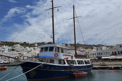 Z Mykonos: Rejs do Delos i Rhenia z lunchemZ Mykonos: Rejs do Delos i Rhenia z lunchem z grilla