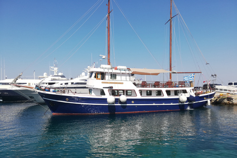 From Mykonos: Cruise to Delos and Rhenia with LunchFrom Mykonos: Cruise to Delos and Rhenia with BBQ Lunch