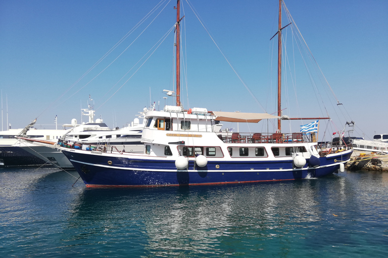 Mykonos: boottocht naar Delos en Rhenia met lunchMykonos: boottocht naar Delos en Rhenia met BBQ-lunch