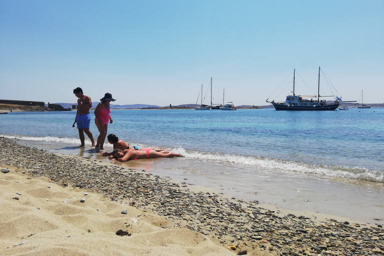 De Mykonos: Cruzeiro para Delos e Rhenia com almoçoDe Mykonos: Cruzeiro para Delos e Rhenia com almoço com churrasco