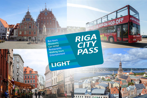 Riga: Light City Pass Riga: Light City Pass High Season