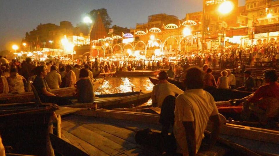 Tour guiado de día completo por Benarés y Sarnath con Ganga Aarti