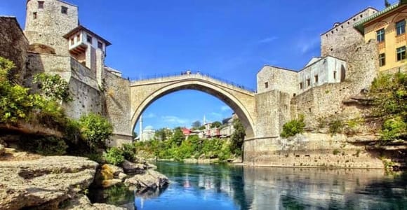 Von Dubrovnik aus: Mostar & Kravica Wasserfälle Kleingruppentour