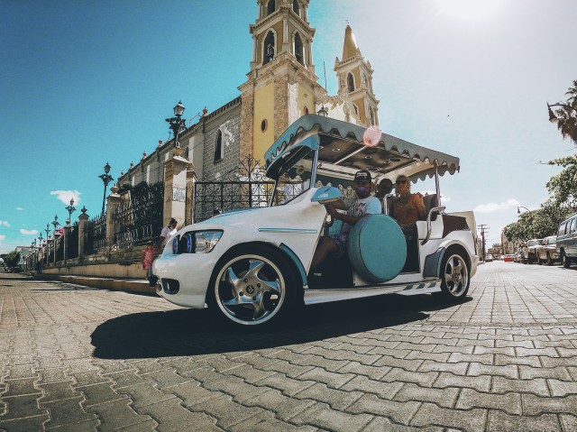 Visit Mazatlan City Tour in a Traditional "Pulmonia" Open-Air Car in Mazatlán