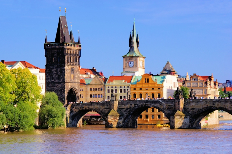 Prague : château, quartier juif, croisière et déjeunerVisite de groupe en anglais