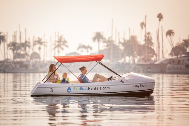 San Diego: San Diego Bay Dog-Friendly Eco Pedal Boat Rentals