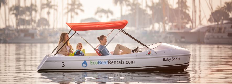 San Diego Bay: Eco-Pedal Boat Rental