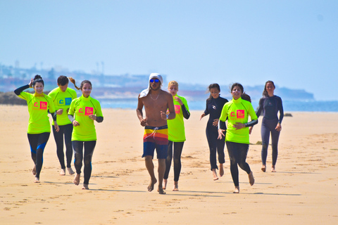 Taghazout: Surfkurs für Anfänger mit kostenloser Sitzung und Mittagessen