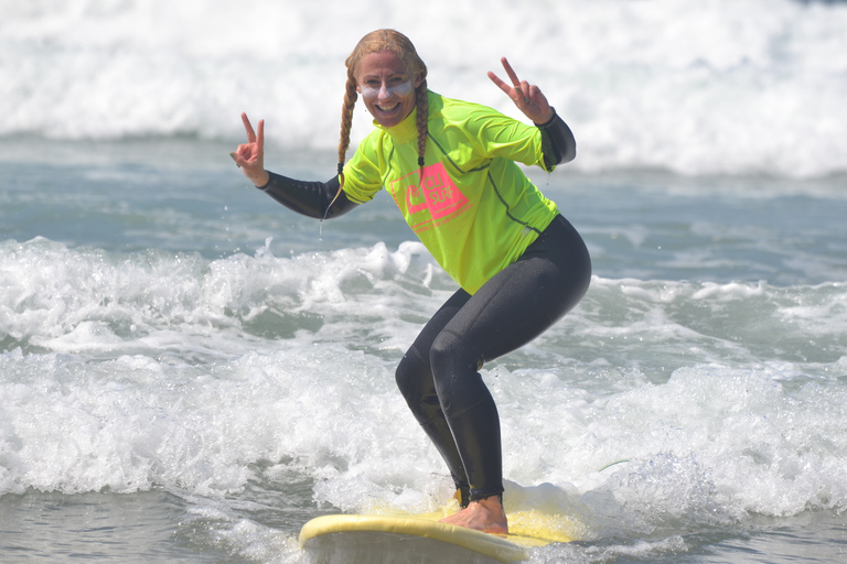 Taghazout: Surfkurs für Anfänger mit kostenloser Sitzung und Mittagessen