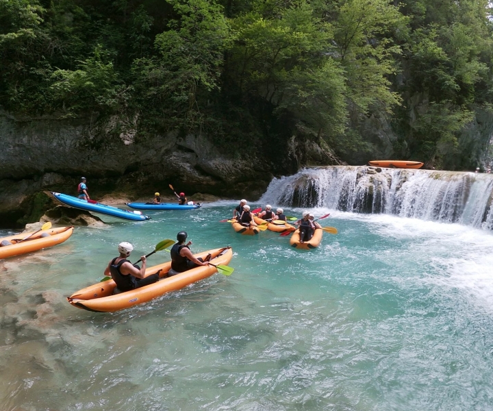 Mrežnica: kayak sul fiume e sulle cascate