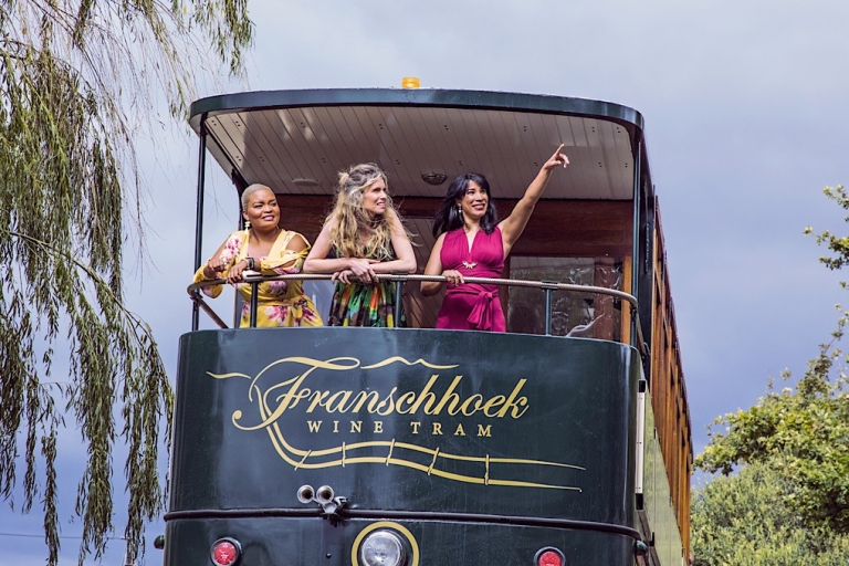 Desde Ciudad del Cabo: tranvía vinícola Franschhoek Hop-on Hop-offOpción estándar