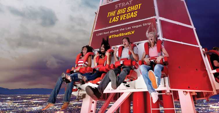 Las Vegas: STRAT Tower - sisäänpääsy jännittäviin ratsastuksiin