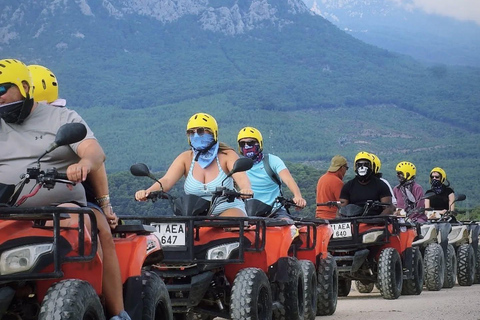 Antalya: Off-Road Quad/Buggy Safari & Hotel Transfer Double Quad: Two People, One Bike