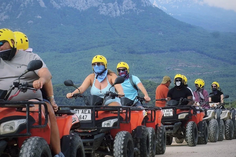 Antalya: Off-Road Quad/Buggy Safari & Hotel Transfer Double Quad: Two People, One Bike