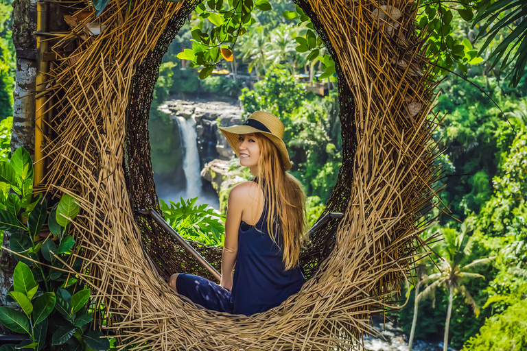 Ubud: Cachoeira, terraços de arroz e floresta de macacos Tour particularExcursão a Ubud com Almoço