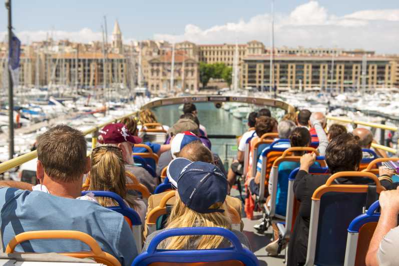 Marseille: Hop-On Hop-Off Bus Tour & Panier Walking Tour