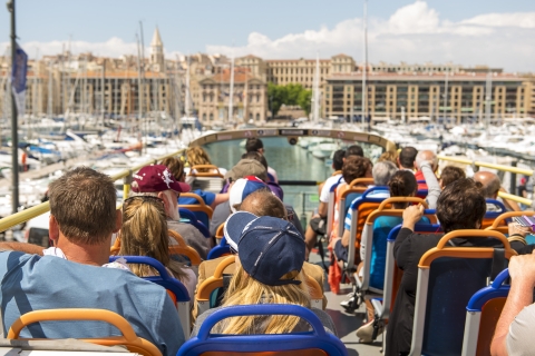 Marsylia: Wycieczka autobusowa Hop-On Hop-Off i Secret Panier Tour