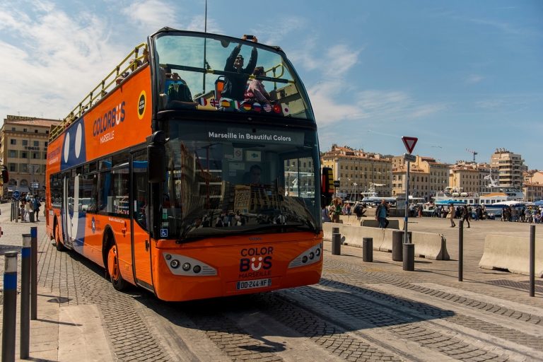 Marseille : visite en bus à arrêts multiples et visite du panier secret