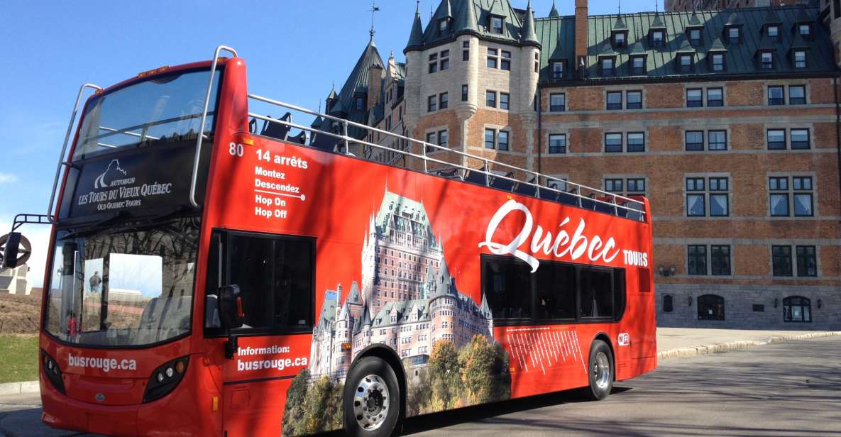 bus tour montreal to quebec city
